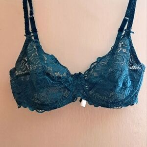 Adore Me Lace Bra - Deep Teal